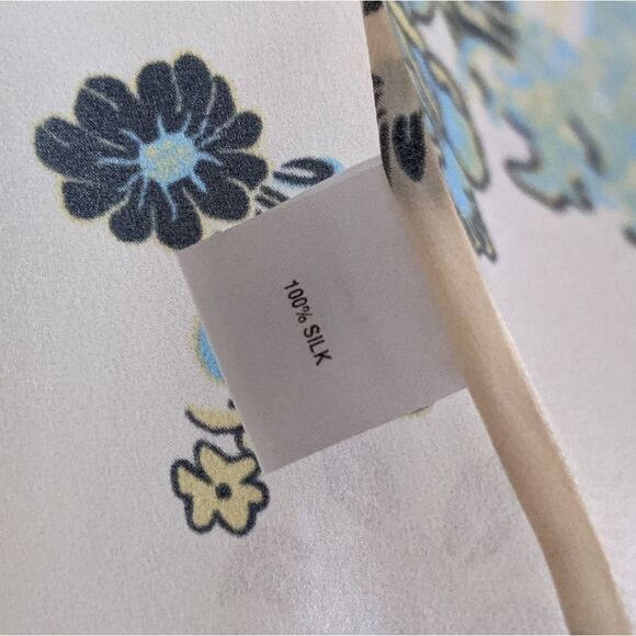 Tucker The Camisole Khaki Layered Floral in Charmeuse Silk Top - Picture 4 of 5